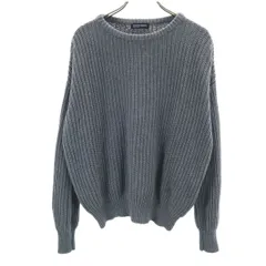 American Apparel アメリカンアパレル 長袖 セーター S グレー ニット メンズ 古着