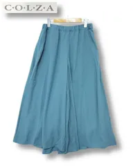【送料無料】ハニーズ COLZA コルザ/ワイドパンツ/ガウチョパンツ ウエストゴム 大きいサイズ  緑系 LLサイズ ■L28733SSS25-250420-10（510）