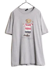 【お得なクーポン配布中!】 90s ポロベア ポロ ラルフローレン プリント 半袖 Tシャツ メンズ レディース M 古着 90年代 オールド ロゴTシャツ プリントT キャラクター