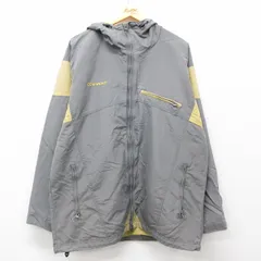 XL/古着 コロンビア 長袖 ナイロン ジャケット パーカー メンズ 90s CONVERT グレー他 spe 25mar27 中古 アウター ウインドブレーカー