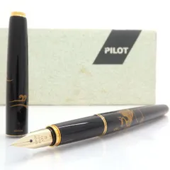 【レア】　PILOT　万年筆　蒔絵万年筆　鶴　國光會　 漆14K 金　未使用 訳あり 【新品未使用】PILOT パイロット 蒔絵万年筆 漆 國光會