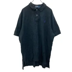 Polo Ralph Lauren 半袖 ポロシャツ XL ブラック ポロラルフローレン ポニーロゴ 古着卸 アメリカ仕入 a706-5142