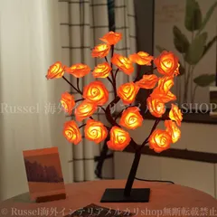 薔薇（ローズ）のツリーライト LEDライト USB点灯