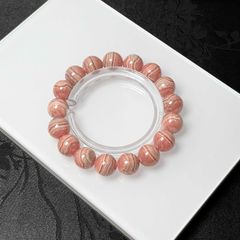 希少・天然無処理】血赤色桜メノウ ブレスレット✨ブラッドレッド 一点 