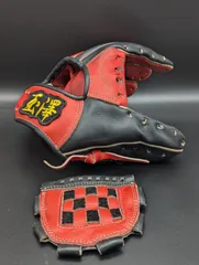 TAMAZAWA 硬式グローブ 黒/赤 硬式】玉澤 キャッチャーミット DELUXE TKC-TLS2DX 右投げ（本体：R