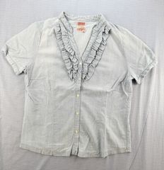 デニムダンガリー DENIM DUNGAREE ブラウス 半袖 150cm 子供服 中古