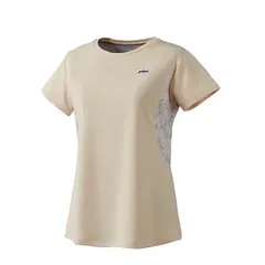 【新品】prince（プリンス）ゲームシャツ レディース ウィメンズ 吸汗速乾 UPF50+ テニス バドミントン クリーム WS4068-069