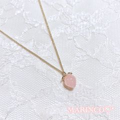 いちご 苺 イチゴ ワンポイント ストロベリーネックレス／ピンク(NO.906)
