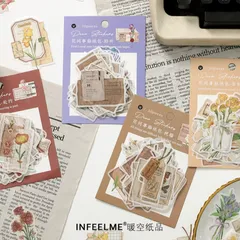 レトロ　ステッカー② 素材　まとめ売り　海外　大量