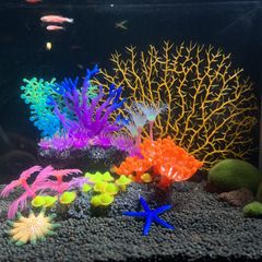5点セット 海洋装飾サンゴ 水槽用 - ABS素材