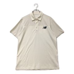 中古 メンズ ニューバランスゴルフ New Balance golf 半袖ポロシャツ 5(L) 白 ホワイト シンプル