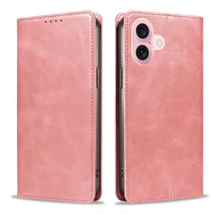 iPhone 16 ケース いPhone16 ケース アイフォン16 ケース スマホケース 手帳型 携帯カバー レザー 耐衝撃 軽量 着脱しやすい 放熱性 マグネット式 カード収納 スタンド機能ケース16 対応 360度保護 PinLiSheng (バラゴール