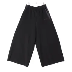 ヴェトモン コットン エンブロイダリー ロゴ ワイド スウェットパンツ ボトムス WA65SP110B ブラック M【中古】のサムネイル