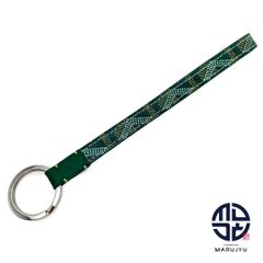 GOYARD ゴヤール グリーン 緑 セサミ キーチェーン ストラップ付き キーリング 小物 ブランド