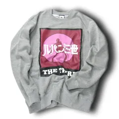 【新品】 ルパン三世 × JOURNAL STANDARD ／ ジャーナルスタンダード　ルパン アニメ化 50周年記念企画 スウェット クルーネック プルオーバー トレーナー ルパンは二度死ぬ グレー ｜ 春 秋冬