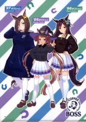 【中古】クリアファイル エアグルーヴ＆スイープトウショウ＆メジロドーベル A4クリアファイル 「ウマ娘 プリティーダービー×サントリーBOSS 第3弾」 対象商品購入特典