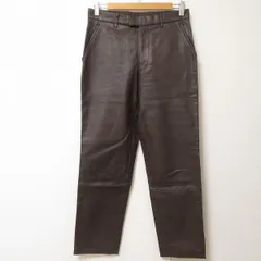 #wnc ポール スミス PaulSmith パンツ 30 こげ茶 フェイクレザー 日本製 メンズ [940072]のサムネイル