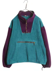 【お得なクーポン配布中!】 90s エルエルビーン フリース ジャケット メンズ レディース M 程/ 古着 オールド LLBEAN アウトドア ブルゾン ハーフジップ プルオーバー