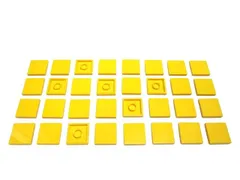 レゴ★未使用！黄色の２×２タイル３２点セット