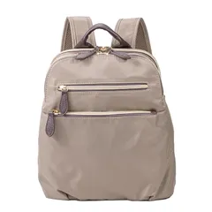 [IMAI BAG since 1977] イマイバッグ QUAY ナイロンリュック 本革 リュックサック 軽量 牛革 撥水 シンプル リュック (99373 グレージュ) 0のサムネイル