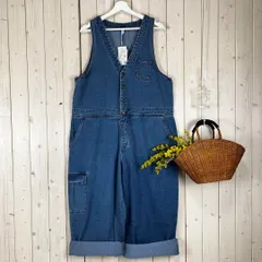 新品 大人気 サロペット オールインワン デニム ブルー 綿 フリー
