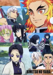 【中古】クリアファイル 柱合会議 A4クリアファイル 「無添くら寿司×鬼滅の刃 コラボキャンペーン」 第2弾配布品