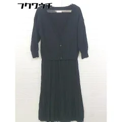 ◇ Otto COLLECTION オットー コレクション 長袖 膝下丈 ワンピース サイズM ブラック レディース 【中古】 【1105070003742】のサムネイル