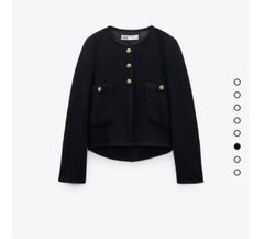 【新品未使用タグ付き】ZARA メタルボタンジャケット S