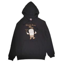 COFFEE OR DIE PO HOODIE parka（black）