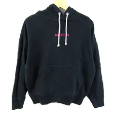 ミルクフェド パーカー トップス プルオーバー スウェット 裏起毛 レディース ONE SIZEサイズ ネイビー MILKFED. 【中古】