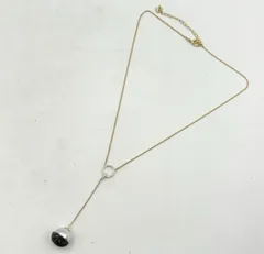 SWAROVSKI スワロフスキー ペンダント ネックレス ブラック クリスタル ラインストーン バイカラー シルバー スワン刻印 入手困難