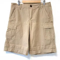 新品タグ付き◎ (^w^)b UNIQLO ユニクロ 226-071134 コットン100% カーゴ ショーツ ショートパンツ ショーパン アクティブ ボトムス キャンプ アウトドア 登山 ベージュ レディース 女性 ウエスト70