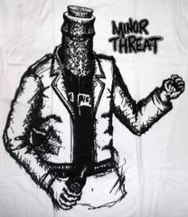 マイナー スレット Tシャツ Minor Threat BOTTLEMAN 正規品 ロックTシャツ