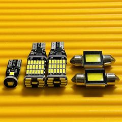 【車検対応】◇爆光！5個セット！MH55S ワゴンRスティングレーハイブリッド T10 LED ルームランプ ナンバー灯 バックランプ ホワイト スズキ パーツ カー用品 アクセサリー 車検対応