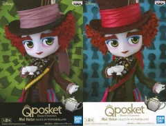 Qposket マッドハッター フィギュア 2種類セット マッドハッターが優雅にポーズ！バンプレスト「Q posket Disney