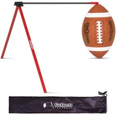 GoSports フットボール キックティー 金属製 プレース キックスタンド フィールドゴールキック用 - ポータブルホルダー すべてのフットボールサイズに対応 