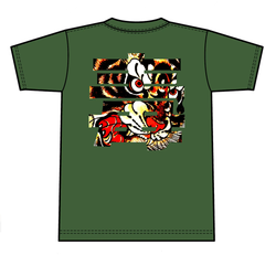 毒Tシャツ　｢虎、いや猛虎だ｣ C.R.A.C.K.  100cm〜