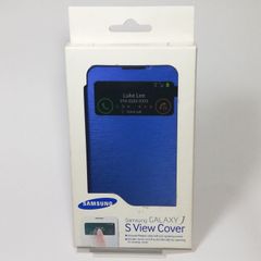 SAMSUNG GALAXY J (IO DATA) ブルー 手帳型スマホケース◆未開封・未使用