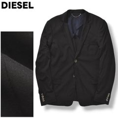 希少デザイン】DIESEL ディーゼル テーラードジャケット 袖切 切替 48 