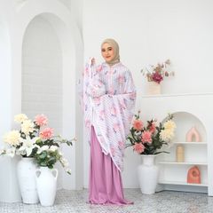 Womens Moslem Wear Nissa Moslem Prayer Clothing Cotton Set With Pouch