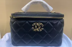 ?本日限定価格?CHANEL ブラック キルティング ポーチ