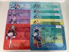 hololive ホロライブ くじ ホロクッキング おかわり！ クリアランチョンマット セミコンプリート 6種9点セット　百鬼あやめ 猫又おかゆ 兎田ぺこら 天音かなた 角巻わため　雪花ラミィ