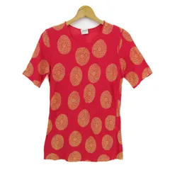 アルマーニコレッツォーニ ニット トップス 半袖 カットソー イタリア製 レディース 1サイズ ピンク ARMANI COLLEZIONI 【中古】