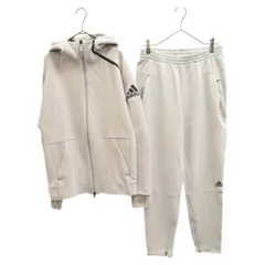 adidas (アディダス) Z.N.E PULSE スウェットフルジップパーカー スウェットパンツ セットアップ グレー BQ0074/BR6819のサムネイル
