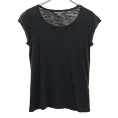 ARMANI EXCHANGE アルマーニエクスチェンジ フレンチスリーブ カットソー XS ブラック レディース 古着