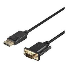 [New - Ships in 2 business days] BUFFALO DP-VGA Conversion Cable, 1m, Black (BDPVG10BK)