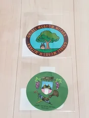 ★新品未開封★ジブリ美術館　ステッカー　2点セット　山猫マーク　木の下トトロ