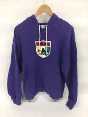 adidas　80's プリントパーカー　デサント製　ヴィンテージ【M128-20241221-06KS】