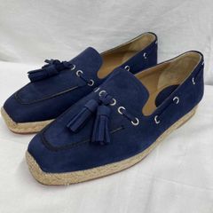 GUCCI】グッチ バンブー エスパドリーユ スリッポン サンダル ネイビー