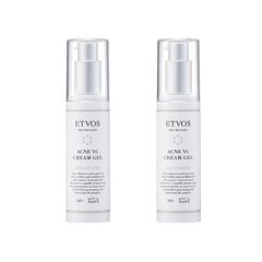 （２個セット）ETVOS エトヴォス 薬用アクネVCクリームジェル50g 保湿クリーム　ニキビ 肌荒れ　しみ　そばかす
